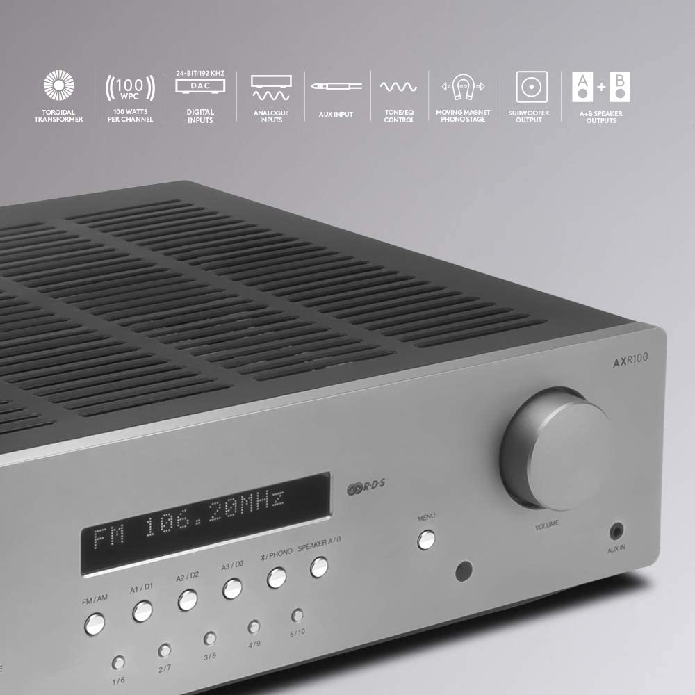 L'amplificatore hifi integrato Cambridge Audio AXR100
